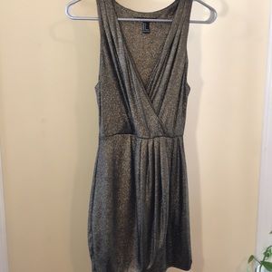 bronze gold party dress